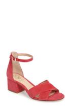 Women's Vince Camuto Florrie Ankle Strap Sandal M - Red