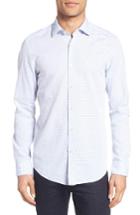 Men's Boss Luther Slim Fit Stripe Jacquard Sport Shirt