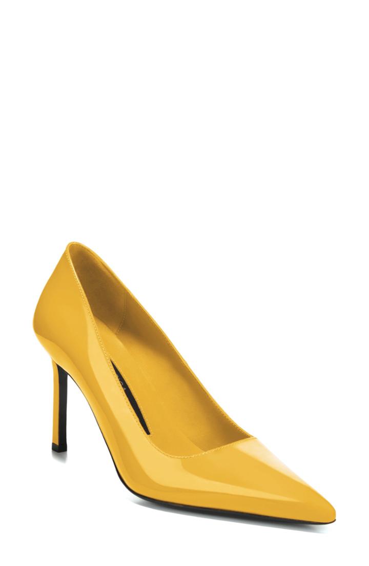 Women's Via Spiga Nikole Pointy Toe Pump .5 M - Yellow