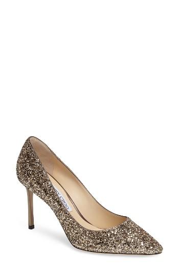 Women's Jimmy Choo Romy Pump Us / 34eu - Metallic