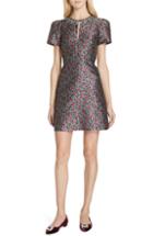 Women's Kate Spade New York Floral Park Jacquard Fit & Flare Dress - Black