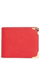 Men's Mcm Small Rgb Coin Wallet - Red