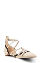 Women's Nine West Aweso Pointy Toe Flat M - White