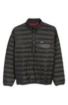 Men's Patagonia Water Repellent 600-fill-power Down Pullover Jacket - Black