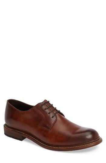 Men's Wolverine 1000 Mile Luke Plain Toe Derby D - Brown