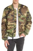 Men's Alpha Industries 'ma-1' Slim Fit Bomber Jacket, Size - Pink