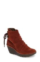 Women's Fly London 'yama' Bootie .5-6us / 36eu - Red