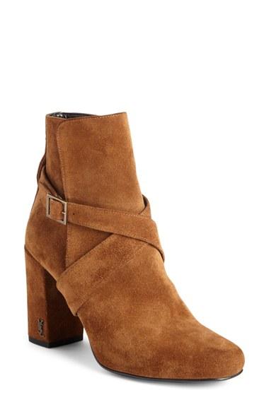 Women's Saint Laurent Babies Bootie Us / 35eu - Brown