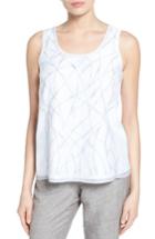 Women's Nic+zoe White Sands Embroidered Tank