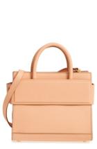 Givenchy 'mini Horizon' Calfskin Leather Tote - Pink