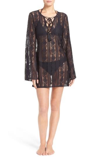 Women's Pilyq Ariana Cover-up Tunic /small - Black
