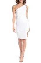 Women's Soprano One-shoulder Body-con Minidress - Ivory