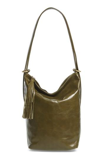 Hobo Blaze Convertible Leather Shoulder Bag - Green