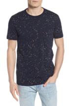 Men's French Connection Star Splatter Crewneck T-shirt, Size - Blue