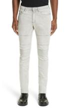 Men's Neil Barrett Moto Skinny Jeans