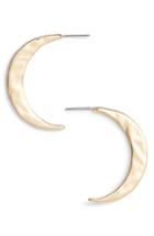 Women's Treasure & Bond Hammered Crescent Hoop Earrings