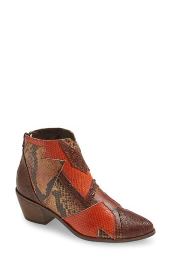 Women's Amuse Society X Matisse Last Call Patchwork Bootie .5 M - Metallic