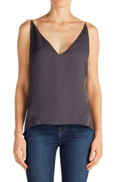 Women's J Brand Lucy Silk Camisole - Grey