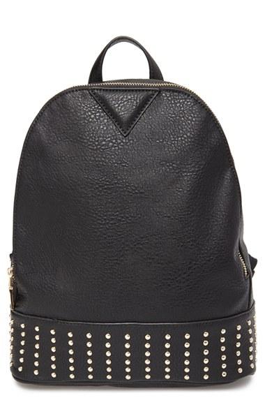 Emperia Studded Faux Leather Backpack -