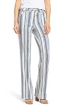 Women's Nydj Wylie Stripe Linen Blend Trousers
