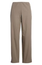 Women's Eileen Fisher Organic Stretch Cotton Twill Ankle Pants - Grey