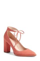 Women's Loeffler Randall Rita Ankle Strap Pointy Toe Pump .5 M - Pink