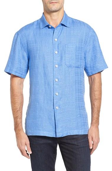 Men's Tommy Bahama The Big Bossa Standard Fit Sport Shirt - Blue