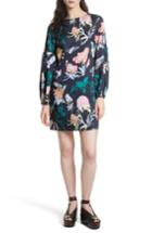 Women's Tibi Blouson Sleeve Floral Shift Dress