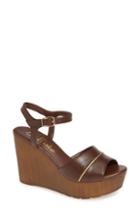 Women's Callisto Masalla Platform Wedge Sandal M - Brown