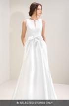 Women's Jesus Peiro Taffeta Mikado Gown, Size In Store Only - White
