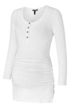 Women's Isabella Oliver Harley Maternity Top - White