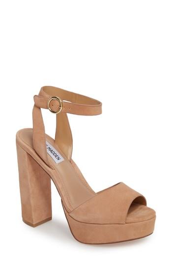 Women's Steve Madden Madeline Platform Sandal .5 M - Pink