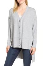 Women's Gibson High/low Easy Cardigan - Grey