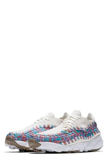 Women's Nike Air Footscape Woven Sneaker M - White