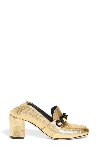 Women's Fendi Convertible Pump Us / 36.5eu - Metallic