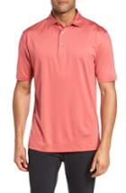 Men's Peter Millar Sean Stretch Jersey Polo - Red