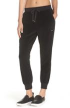 Women's Kate Spade New York Velour Jogger Pants, Size - Black