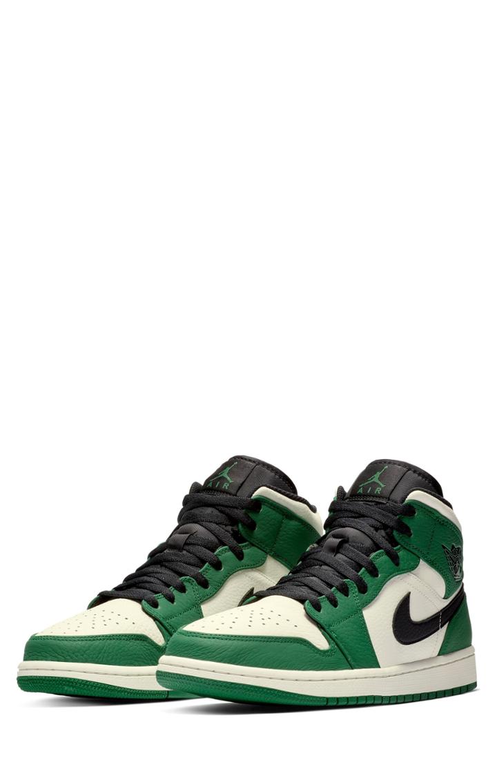 Men's Nike Air Jordan 1 Mid Winterized Sneaker M - Green