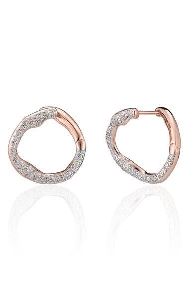 Women's Monica Vinader 'riva' Diamond Stud Earrings