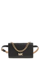 Michael Michael Kors Deco M Quilted Leather Belt Bag - Black