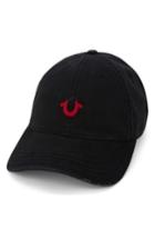 Men's True Religion Brand Jeans Baseball Cap - Black