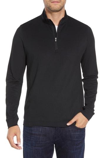 Men's Cutter & Buck Advantage Fit Drytec Mock Neck Pullover