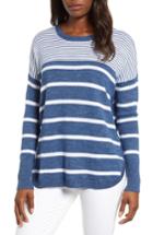 Women's Vineyard Vines Stripe Cotton Sweater - Blue