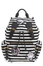 Burberry Medium Pallas Helmet Motif Nylon Rucksack -