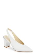 Women's Butter Kendell Slingback Pump M - White