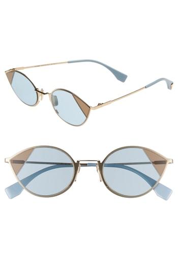 Women's Fendi 51mm Aviator Sunglasses -