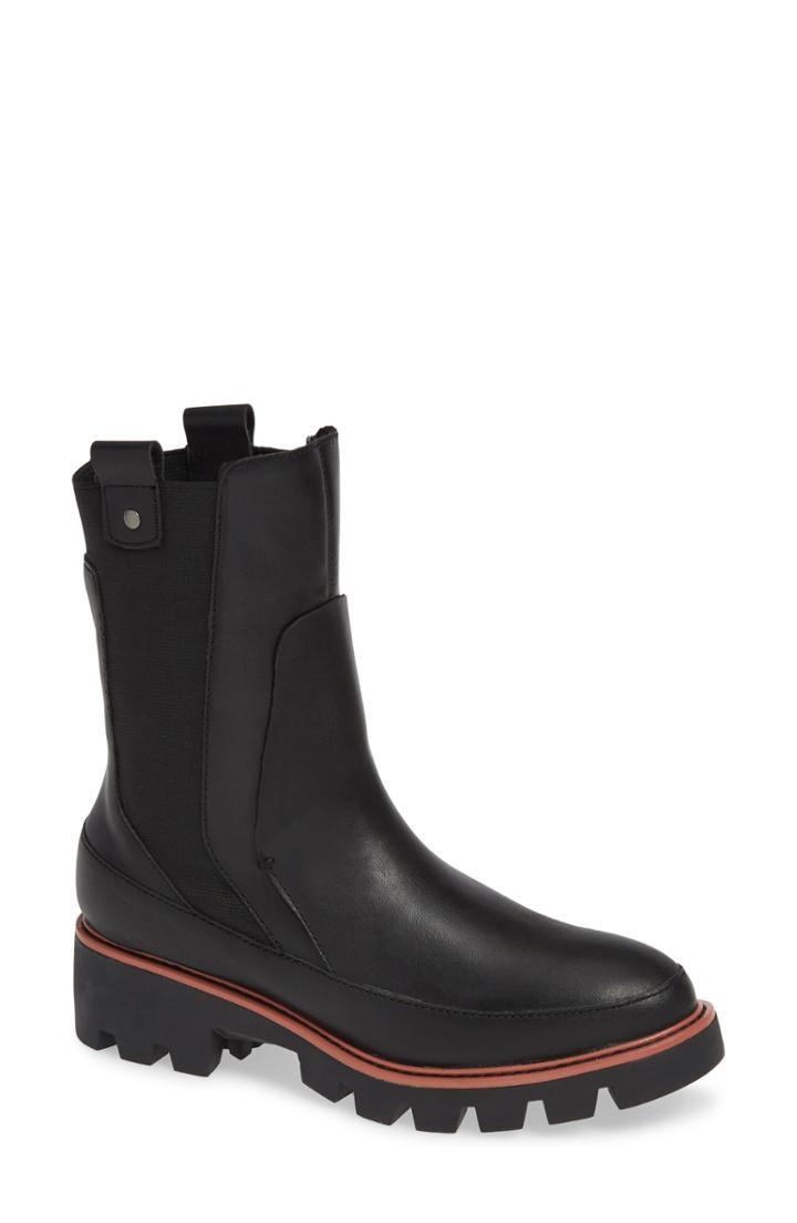 Women's Kelsi Dagger Brooklyn Glenn Lug Boot .5 M - Black