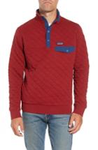 Men's Patagonia Snap-t Quilted Fleece Pullover, Size - Red