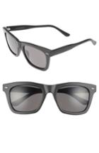 Men's 1901 Julian 55mm Square Sunglasses - Black/ Grey