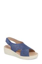 Women's Johnston & Murphy Cecilia Sandal M - Blue